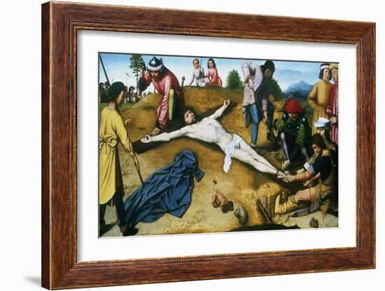 Christ Nailed to the Cross, C1481-Gerard David-Framed Giclee Print