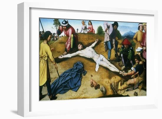 Christ Nailed to the Cross, C1481-Gerard David-Framed Giclee Print