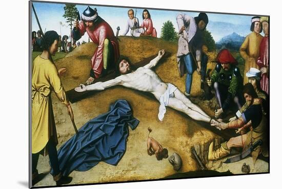 Christ Nailed to the Cross, C1481-Gerard David-Mounted Giclee Print