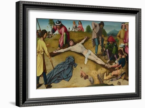 Christ Nailed to the Cross, Ca 1481-Gerard David-Framed Giclee Print