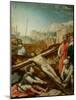 Christ nailed to the cross-Juan de Flandes-Mounted Premium Giclee Print