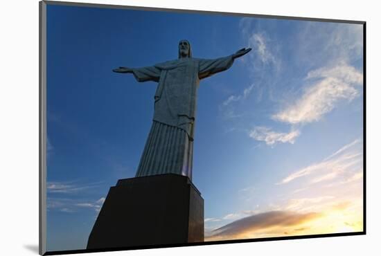 Christ of Corcovado, Rio de Janeiro, Brazil-George Oze-Mounted Photographic Print