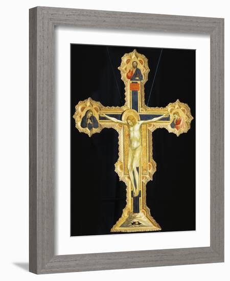 Christ on Cross, Circa 1304-Giotto di Bondone-Framed Giclee Print