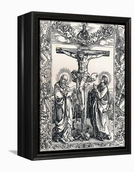 Christ on the Cross, 1516-Albrecht Dürer-Framed Premier Image Canvas