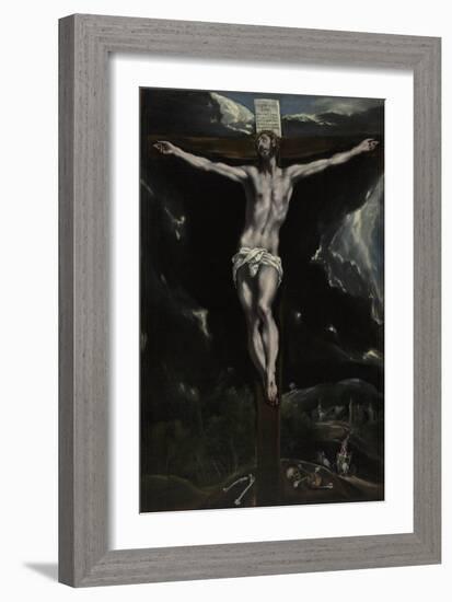 Christ on the Cross, 1600-10-El Greco-Framed Giclee Print