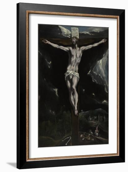 Christ on the Cross, 1600-10-El Greco-Framed Giclee Print