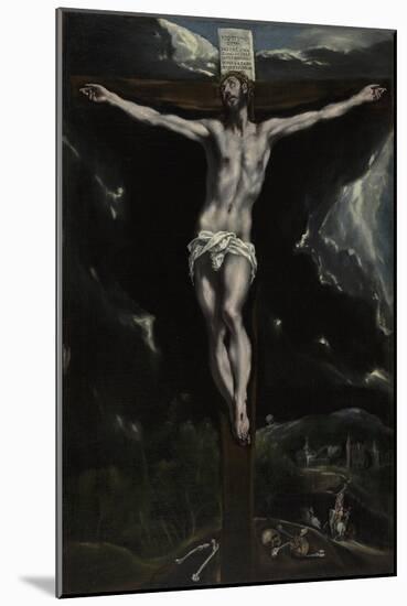 Christ on the Cross, 1600-10-El Greco-Mounted Giclee Print