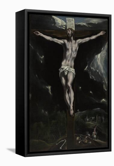 Christ on the Cross, 1600-10-El Greco-Framed Premier Image Canvas