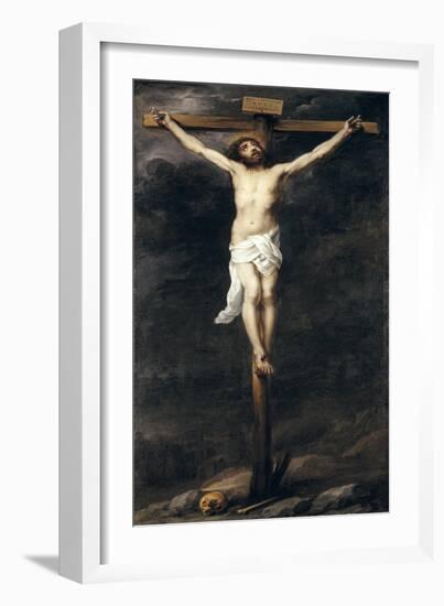 Christ on the Cross, 1660-70 (Oil on Canvas)-Bartolome Esteban Murillo-Framed Giclee Print