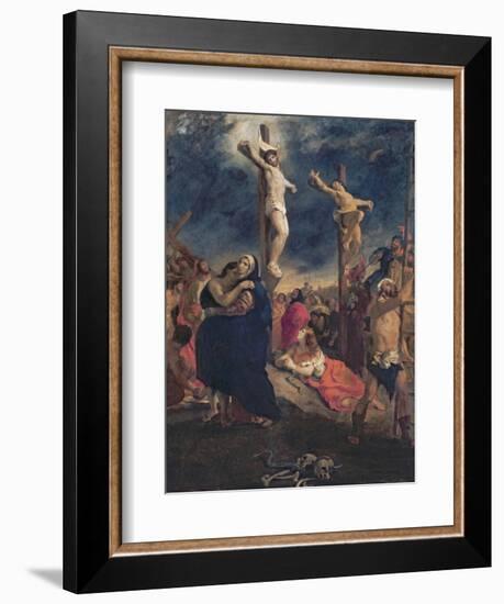 Christ on the Cross, 1835-Eugene Delacroix-Framed Giclee Print