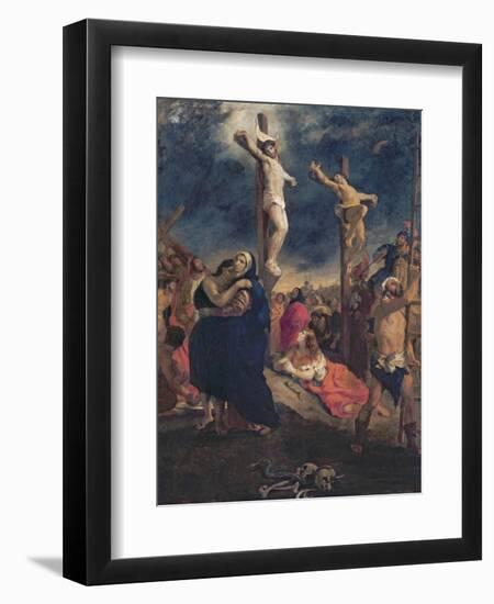 Christ on the Cross, 1835-Eugene Delacroix-Framed Giclee Print