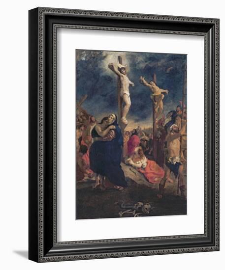 Christ on the Cross, 1835-Eugene Delacroix-Framed Giclee Print