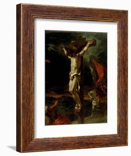 Christ on the Cross, 1846-Eugene Delacroix-Framed Giclee Print