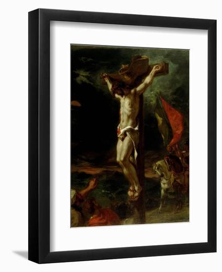 Christ on the Cross, 1846-Eugene Delacroix-Framed Giclee Print