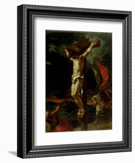 Christ on the Cross, 1846-Eugene Delacroix-Framed Giclee Print