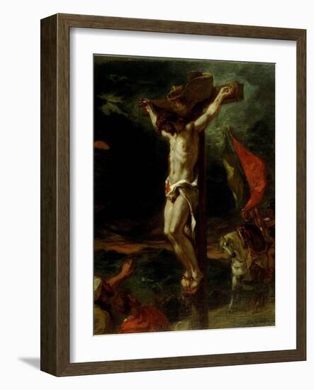 Christ on the Cross, 1846-Eugene Delacroix-Framed Giclee Print