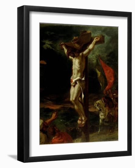 Christ on the Cross, 1846-Eugene Delacroix-Framed Giclee Print