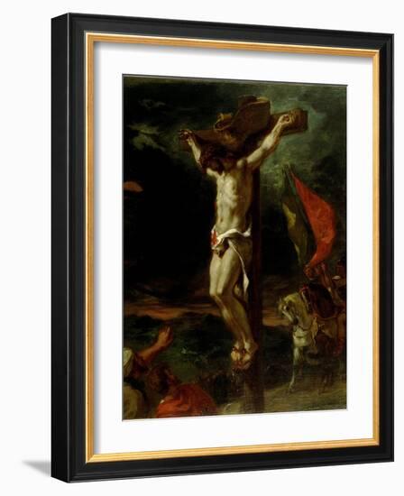 Christ on the Cross, 1846-Eugene Delacroix-Framed Giclee Print