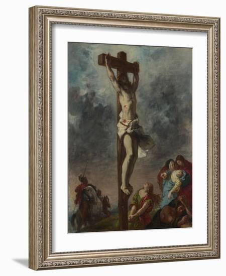 Christ on the Cross, 1853-Eugene Delacroix-Framed Giclee Print