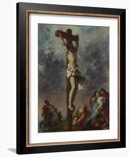 Christ on the Cross, 1853-Eugene Delacroix-Framed Giclee Print