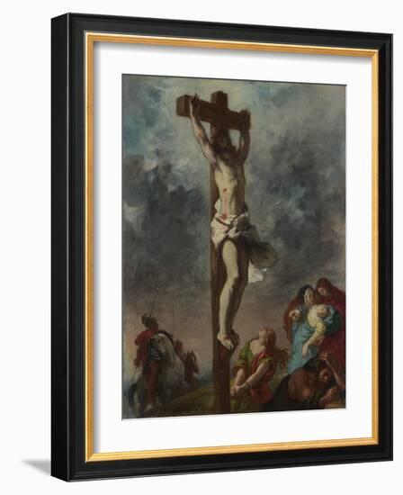 Christ on the Cross, 1853-Eugene Delacroix-Framed Giclee Print