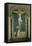 Christ on the Cross Adored by St. Dominic-Fra Angelico-Framed Premier Image Canvas
