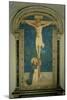 Christ on the Cross Adored by St. Dominic-Fra Angelico-Mounted Giclee Print