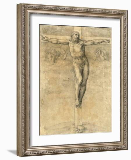 Christ on the Cross, Around 1541-Michelangelo Buonarroti-Framed Giclee Print