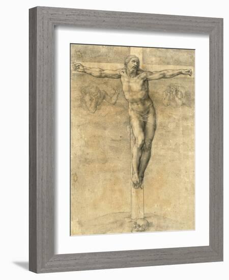 Christ on the Cross, Around 1541-Michelangelo Buonarroti-Framed Giclee Print