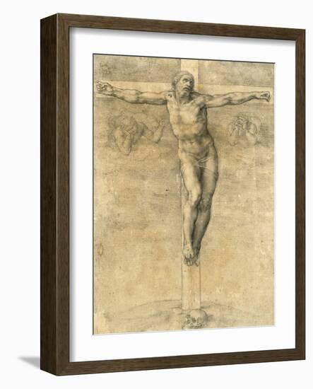 Christ on the Cross, Around 1541-Michelangelo Buonarroti-Framed Giclee Print