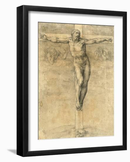 Christ on the Cross, Around 1541-Michelangelo Buonarroti-Framed Giclee Print