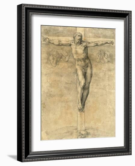 Christ on the Cross, Around 1541-Michelangelo Buonarroti-Framed Giclee Print