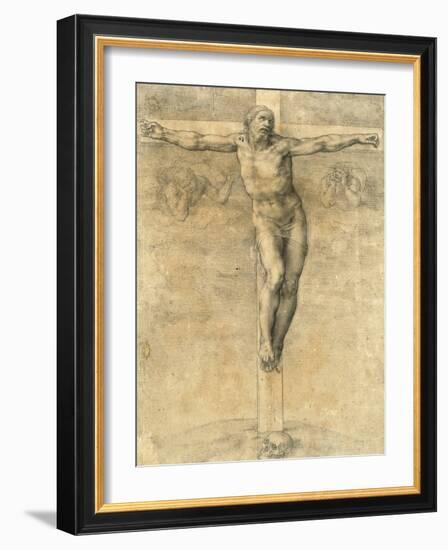 Christ on the Cross, Around 1541-Michelangelo Buonarroti-Framed Giclee Print