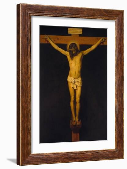 Christ on the Cross (Christ of San Placido), 1630/32-Diego Velazquez-Framed Giclee Print