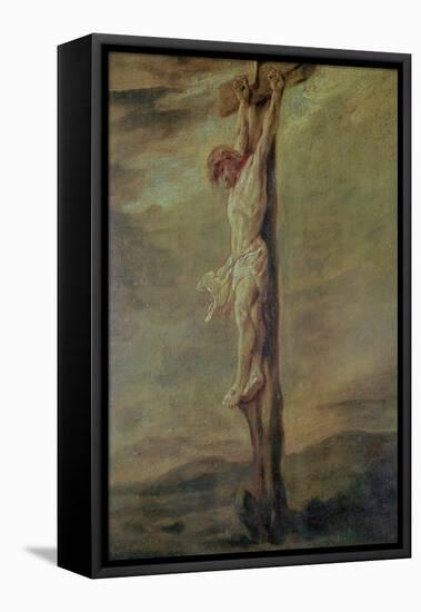 Christ on the Cross, circa 1646-Rembrandt van Rijn-Framed Premier Image Canvas