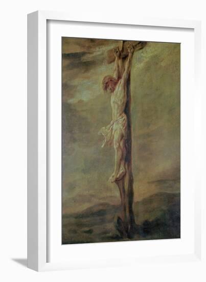 Christ on the Cross, circa 1646-Rembrandt van Rijn-Framed Giclee Print