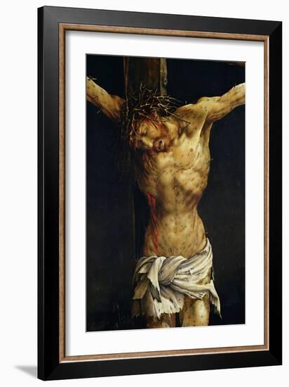 Christ on the Cross, Detail from the Central Crucifixion Panel of the Isenheim Altarpiece-Matthias Grünewald-Framed Giclee Print