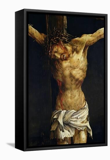 Christ on the Cross, Detail from the Central Crucifixion Panel of the Isenheim Altarpiece-Matthias Grünewald-Framed Premier Image Canvas