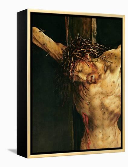 Christ on the Cross, Detail from the Central Crucifixion Panel of the Isenheim Altarpiece,…-Matthias Grünewald-Framed Premier Image Canvas