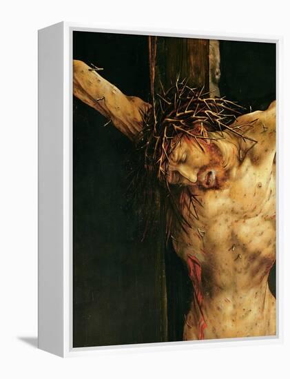 Christ on the Cross, Detail from the Central Crucifixion Panel of the Isenheim Altarpiece,…-Matthias Grünewald-Framed Premier Image Canvas