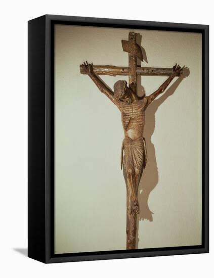 Christ on the Cross, Le Devot Christ, 1307-null-Framed Premier Image Canvas