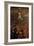 Christ on the Cross with the Virgin, Saint John and Saint Dominic-Titian (Tiziano Vecelli)-Framed Giclee Print