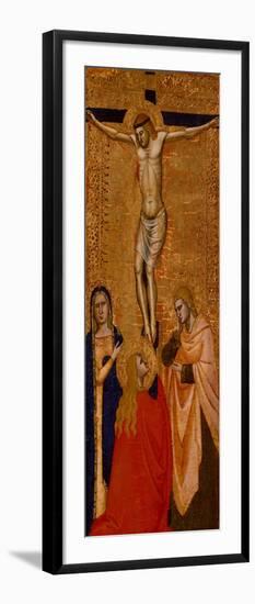 Christ on the Cross with the Virgin, Saint John, and Saint Mary Magdalene, C. 1360-1380 (Tempera An-Italian School-Framed Giclee Print