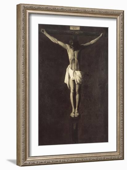 Christ on the Cross-Francisco de Zurbarán-Framed Giclee Print