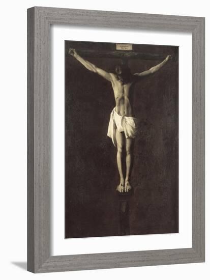 Christ on the Cross-Francisco de Zurbarán-Framed Giclee Print