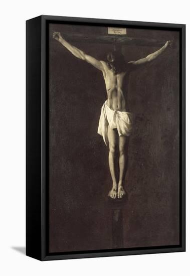 Christ on the Cross-Francisco de Zurbarán-Framed Premier Image Canvas