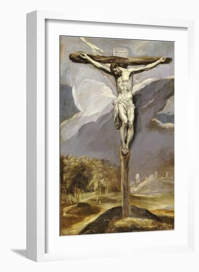 Christ on the Cross-El Greco-Framed Giclee Print