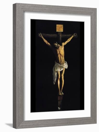 Christ on the Cross-Zubaran-Framed Art Print