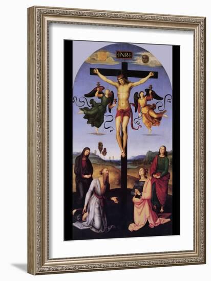 Christ on the Cross-Raphael-Framed Art Print