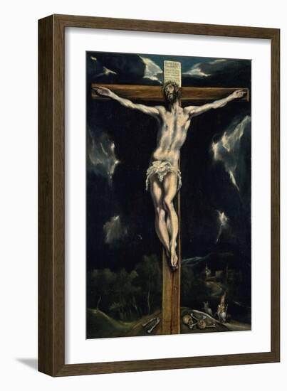 Christ on the Cross-El Greco-Framed Giclee Print